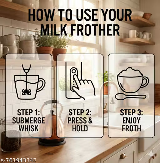 Coffee Frother Hand Blender